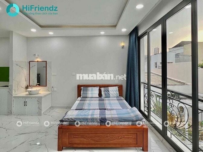 Căn Hộ Studio Ban Công 25m2 - Gần UEH, Huflit - Máy Giặt Riêng