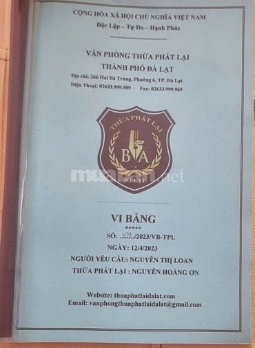 Đất nghỉ dưỡng Xuân Trường Đalat