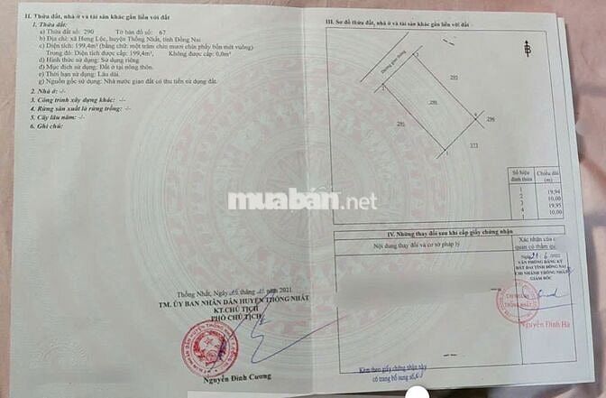 Bán Đất 200m Thổ Cư, Đường DT769, Hưng Lộc Đồng Nai, Gần KCN Dầu Giây