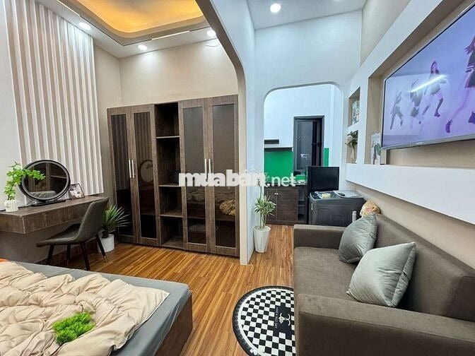 CHDV MỚI XÂY 1 PHÒNG NGỦ NỘI THẤT CAO CẤP