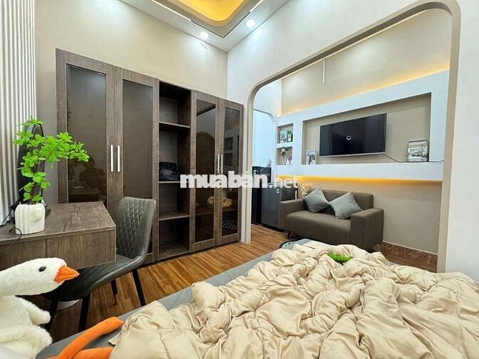 CHDV MỚI XÂY 1 PHÒNG NGỦ NỘI THẤT CAO CẤP