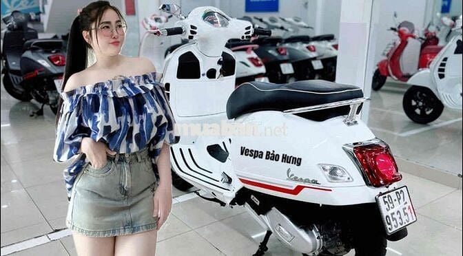 Vespa Super gts 125 mẫu mới Led 2 tầng cavat lớn