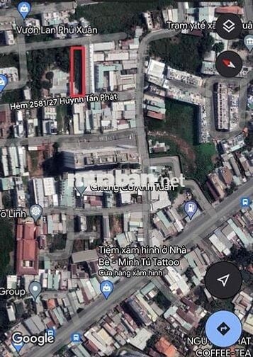 Bán đất 468m2 Phú Xuân - Nhà Bè, TPHCM