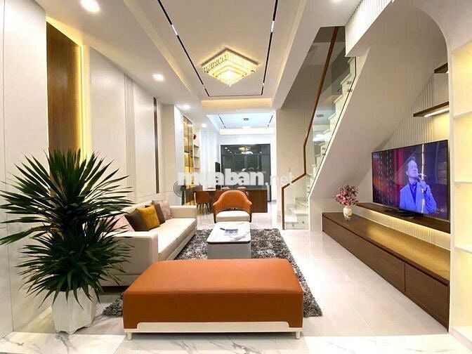 81m2 - Giá 9.7 tỷ - Xây mới HXH Huỳnh Tấn Phát cạnh chợ Phú Thuận, Q7