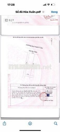 BÁN LÔ ĐẤT KẸP CỐNG ĐƯỜNG THANH LƯƠNG 28 , HƯỚNG ĐÔNG BẮC