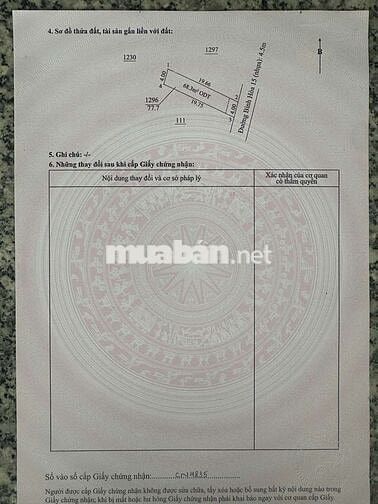 Đất Bình Hòa 15 mặt tiền nhựa xe tải