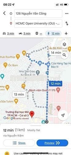 Phòng rộng 25m2 có gác cao Nguyễn Văn Công