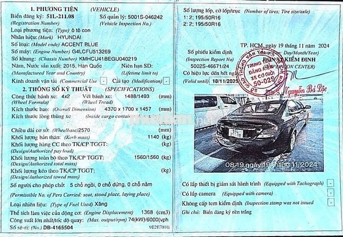 HUYNDAI ACCENT 2015 AT TỰ ĐỘNG, CHẤT XE ZIN NHIẾU.