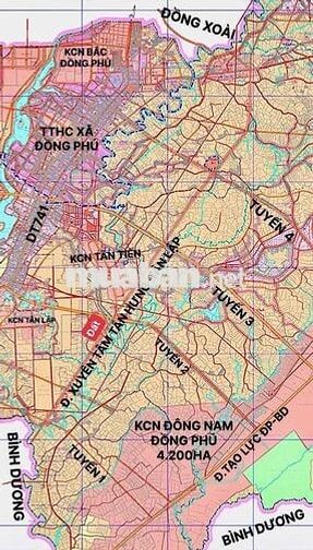 BÁN GẤP ĐẤT THỔ CƯ MẶT TIỀN XUYÊN TÂM NGAY KCN TÂN TIẾN GIÁ 245TR