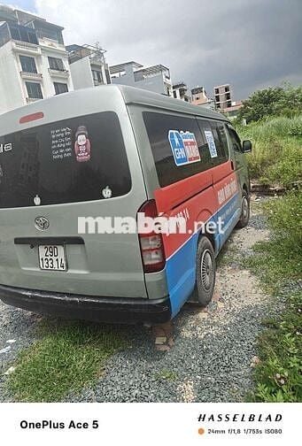 Em bán toyota hiace 2008 máy dầu 6 trỗ tải 950kg