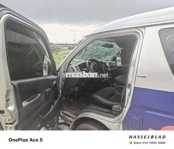Em bán toyota hiace 2008 máy dầu 6 trỗ tải 950kg