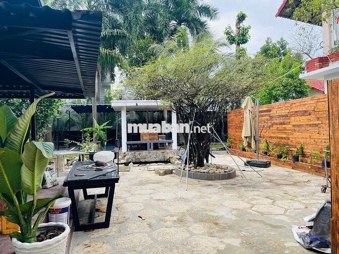 MB SÂN VƯỜN 800M2 ĐÃ SET UP ĐẸP SẴN MT 15M GẦN VX HT3,KDC PHÚC ĐẠT