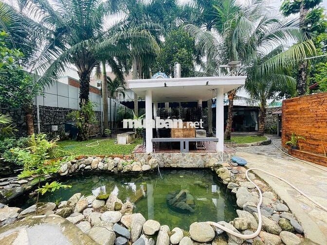 MB SÂN VƯỜN 800M2 ĐÃ SET UP ĐẸP SẴN MT 15M GẦN VX HT3,KDC PHÚC ĐẠT