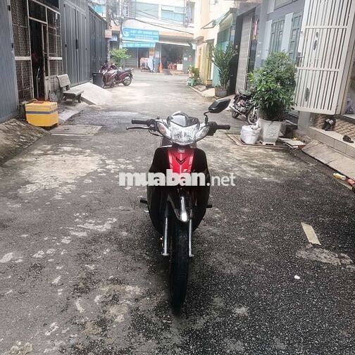 Xe Sirius 50cc màu đỏ đen bánh mâm thắng đĩa bs
