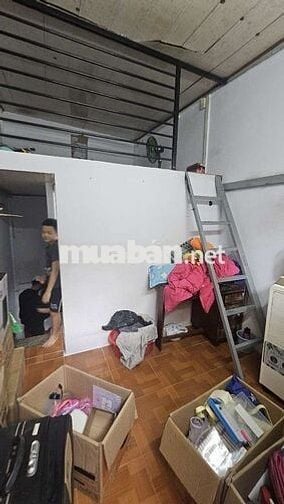 Nhà Mới 3x7, 1Trêt 1Lầu 1Gác 2PN 1WC. Hẻm thông, an ninh