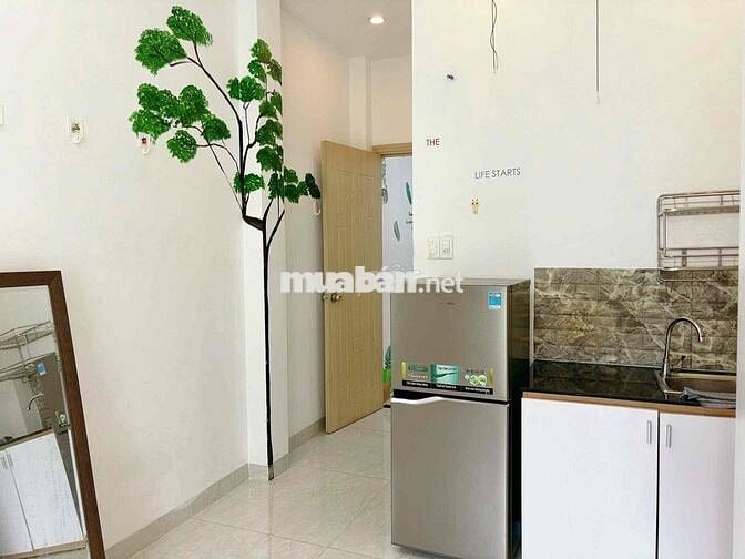 Cho thuê căn hộ Studio Ban công Q1 gần cầu Nguyễn Văn Cừ, Nowzone,
