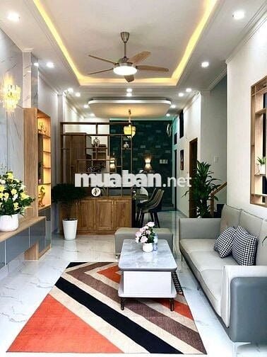 Nhà full nội thất Phú Lợi hẻm 288 HVL 3pn, sân oto 12tr