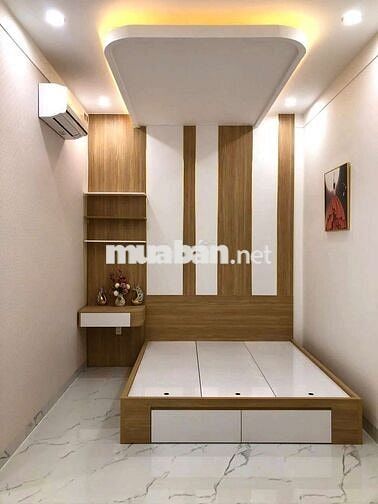Nhà full nội thất Phú Lợi hẻm 288 HVL 3pn, sân oto 12tr