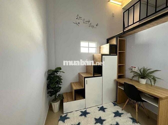 PHÒNG GÁC FULL NỘI THẤT GẦN ETOWN, CHỢ, SÂN BAY, CÁC TRƯỜNG ĐẠI HỌC