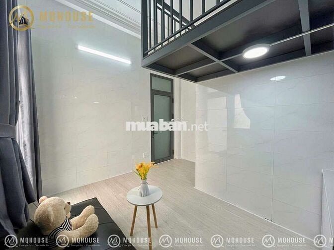 Căn hộ có gác CMT8 gần CV thỏ trắng BV thống Nhất ngã 4 Bảy Hiền