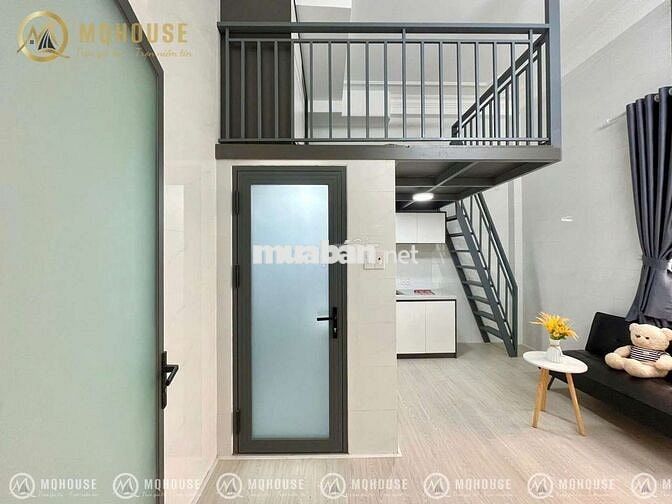 Căn hộ có gác CMT8 gần CV thỏ trắng BV thống Nhất ngã 4 Bảy Hiền