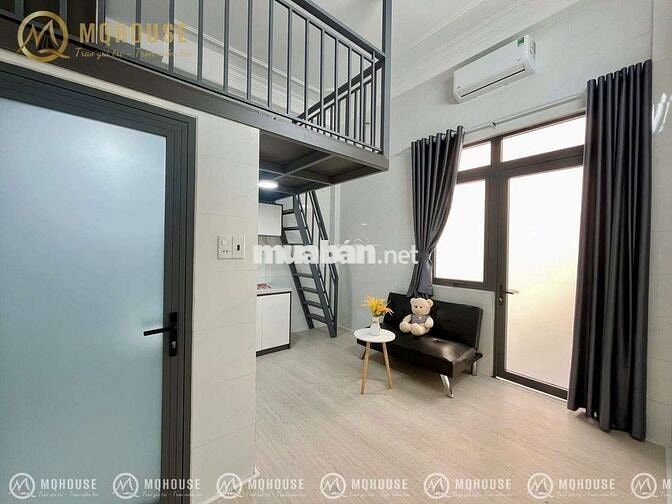 Căn hộ có gác CMT8 gần CV thỏ trắng BV thống Nhất ngã 4 Bảy Hiền