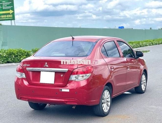 Mitsubishi Attrage 2019 1.2 MT đỏ đẹp, 199tr