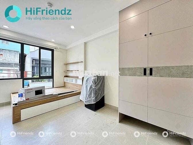 NHÀ MỚI XÂY 100% STUDIO CỬA SỔ LỚN THANG MÁY HẦM XE NGAY CHU VĂN AN