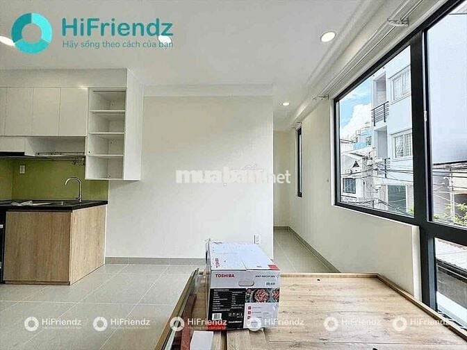 NHÀ MỚI XÂY 100% STUDIO CỬA SỔ LỚN THANG MÁY HẦM XE NGAY CHU VĂN AN