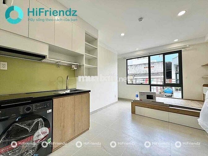 NHÀ MỚI XÂY 100% STUDIO CỬA SỔ LỚN THANG MÁY HẦM XE NGAY CHU VĂN AN