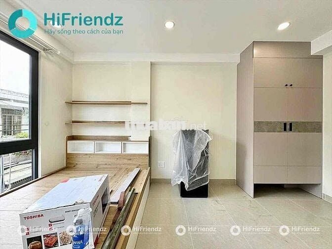 NHÀ MỚI XÂY 100% STUDIO CỬA SỔ LỚN THANG MÁY HẦM XE NGAY CHU VĂN AN