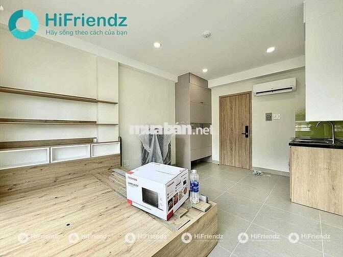 NHÀ MỚI XÂY 100% STUDIO CỬA SỔ LỚN THANG MÁY HẦM XE NGAY CHU VĂN AN