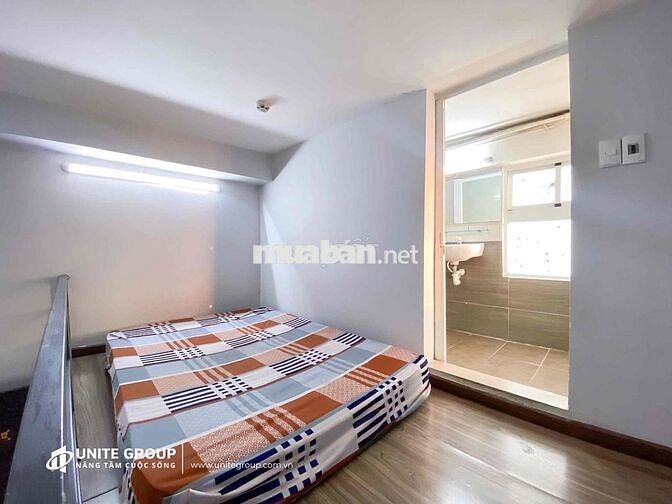Căn hộ duplex gác cao 30m2 giá chỉ 5,3triệu gần ĐH TÀI CHÍNH MARKETING