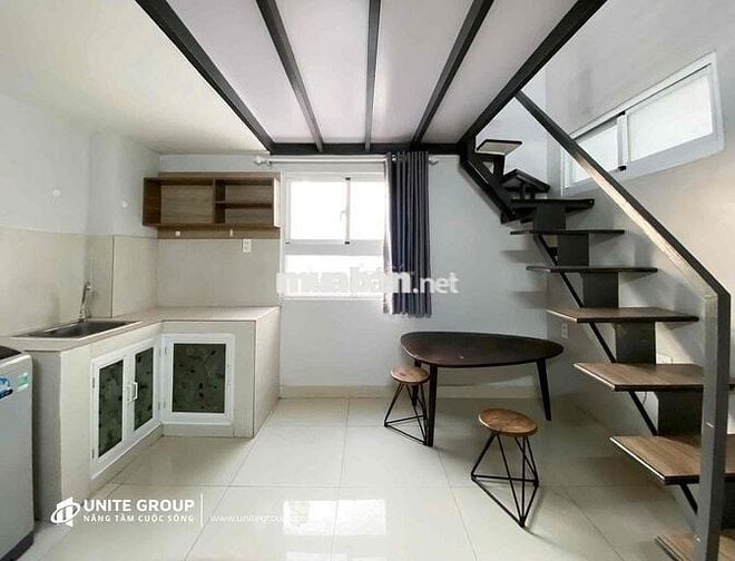 Căn hộ duplex gác cao 30m2 giá chỉ 5,3triệu gần ĐH TÀI CHÍNH MARKETING