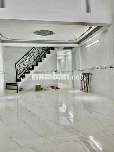 BÁN NHÀ ĐẸP 5x12m SÁT HẺM XE HƠI 7M THÔNG 3TẦNG SHR GẦN LÊ VĂN QUỚI