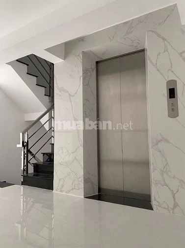 Tòa nhà hẻm 12m Cao Thắng 101m2, 5.1x20m, Hầm-6 lầu, 26 tỷ