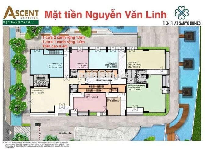 BÁN SHOPHOUSE ASCENT LAKESIDE – QUẬN 7, MẶT TIỀN NGUYỄN VĂN LINH