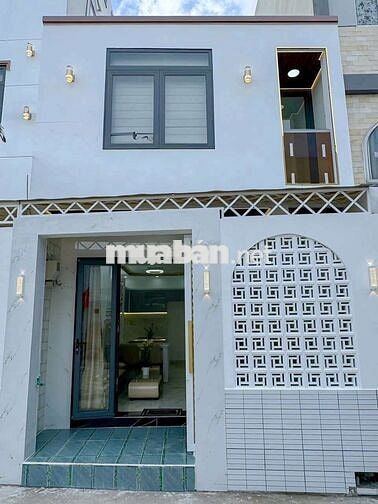 Nhà shr hoàn công Huỳnh Tấn Phát Phú Thuận căn đôi tặng hết nội thất