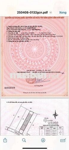 Bán đất mặt tiền bê tông Hoàn Kiếm 2, Nam Hà, Lâm Hà, LĐ
