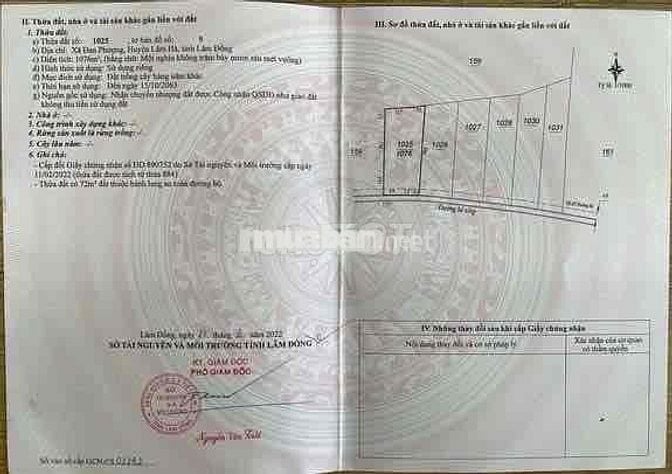 2 Lô đất 1000m2 đẹp chuẩn nghỉ dưỡng tại Lâm Hà ven Đà Lạt có sổ hồng