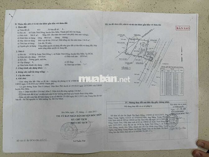 Nhà 19/2b xuân thới 8 chợ chữ s