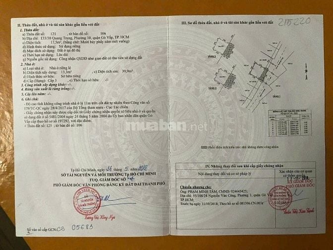 Bán nhà riêng hẻm xe hơi 3 tầng - Quang Trung, Gò Vấp - chỉ nhỉnh 3 tỷ