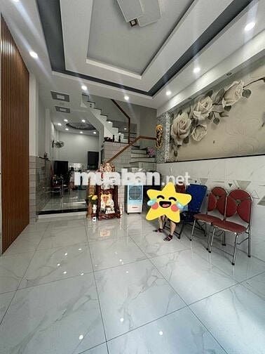 bán nhà hương lộ 2, 45m2, 3 tầng, hẻm xe hơi, SHR, giá 5 tỷ 1 TL