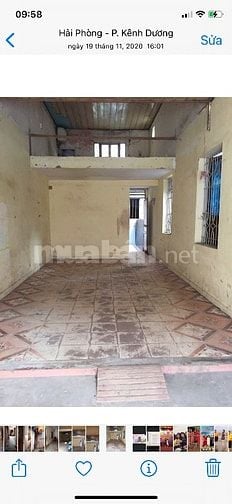 Cho thưe nhà mặt đường Thiên Lôi  giá 4 triệu/ thàng
