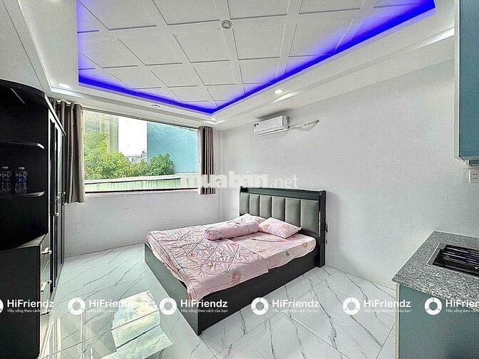 Studio cửa thoáng sổ sát bên Huflit Ba Gia