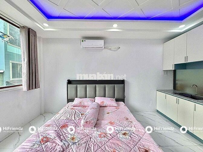Studio cửa thoáng sổ sát bên Huflit Ba Gia