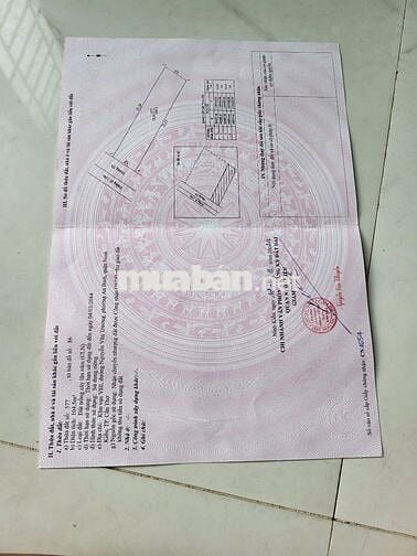 Bán nền 5*21 thuộc phường an bình TPCT giá dưới 1 tỷ