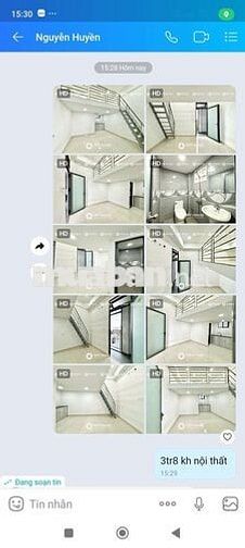 Cho thuê chdv full nội thất máy giặt riêng gần DH Nguyễn Tất Thành