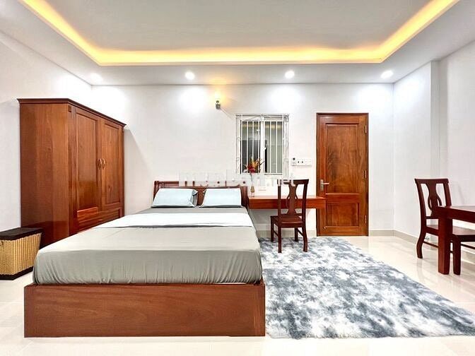 Ở ngay! Căn STUDIO MỚI gần CV Lê Thị Riêng Q.10 THANG MÁY - BẢO VỆ