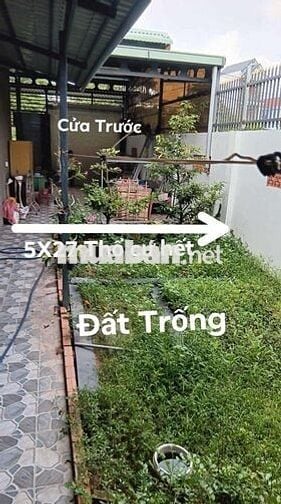 Bán đất Tặng nhà , đường nguyễn Văn khạ 5X27 Thổ cư. Xã Tân an hội
